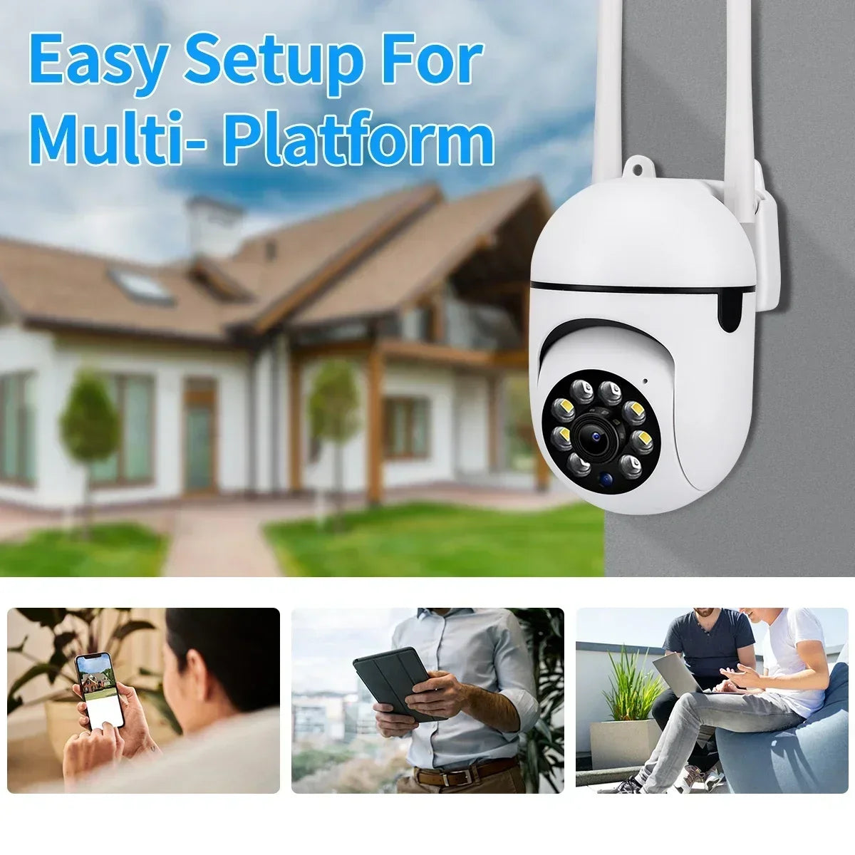 8MP 4K Wifi Wireless Security Cameras