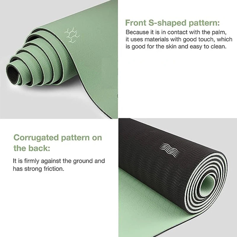 , non-slippery TPE yoga mat