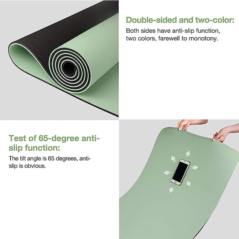 , non-slippery TPE yoga mat