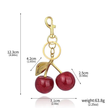 Cherry Charm Handbag Pendant