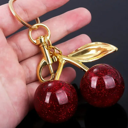 Cherry Charm Handbag Pendant