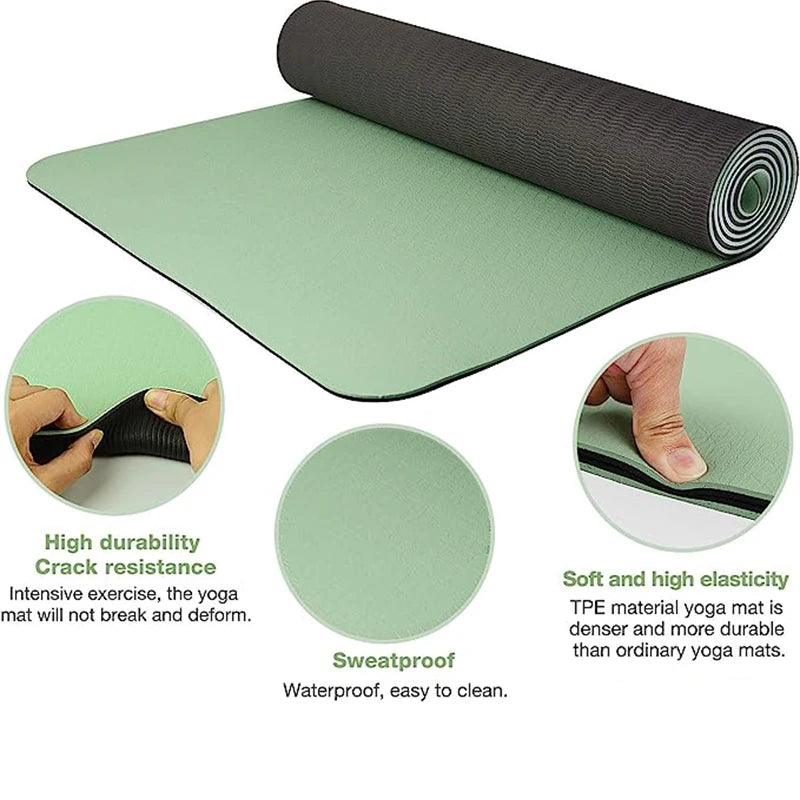 , non-slippery TPE yoga mat