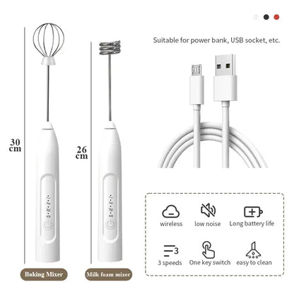 Electric Egg Beater, Coffee Mixer